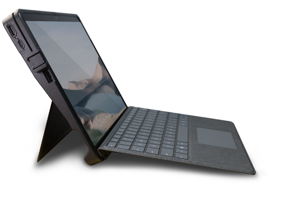 Surface Pro 9 with Integrated Rugged Case